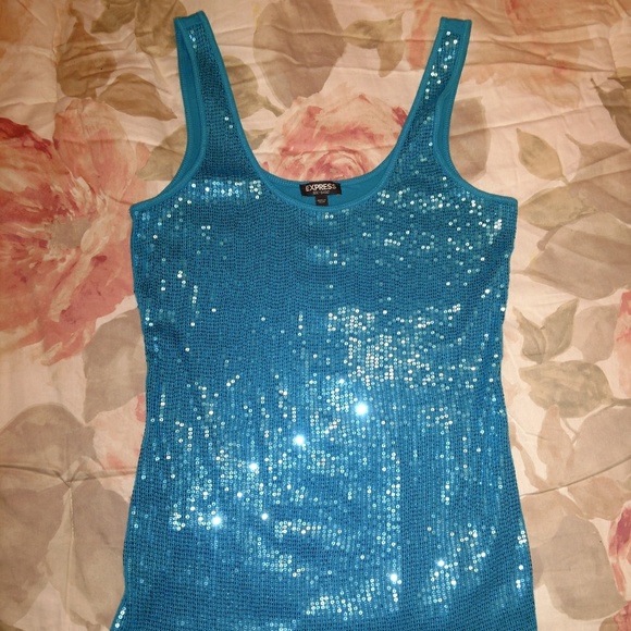 Express sequin tank - Picture 1 of 3